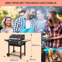 Aberdeen Single Holzkohlegrill -Deutschland Klarstein Verkaufs-Shop 10040292 de 0007 usp