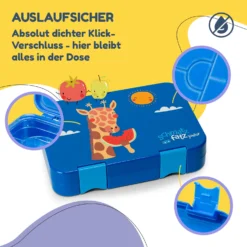 Junior Lunchbox 6 Fächer 21,3 X 15 X 4,5 Cm (BxHxT) BPA-frei -Deutschland Klarstein Verkaufs-Shop 10040336 de 0003 usp