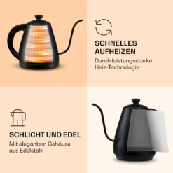 Garcon Wasserkocher 1L 2000W Warmhaltefunktion Schwanenhals Edelstahl 3 Garcon Wasserkocher 1L 2000W Warmhaltefunktion Schwanenhals Edelstahl -Deutschland Klarstein Verkaufs-Shop 10040347 de 0004 logo