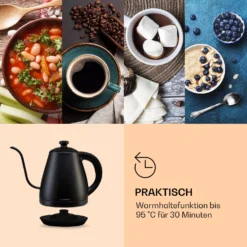 Garcon Wasserkocher 1L 2000W Warmhaltefunktion Schwanenhals Edelstahl 5 Garcon Wasserkocher 1L 2000W Warmhaltefunktion Schwanenhals Edelstahl -Deutschland Klarstein Verkaufs-Shop 10040347 de 0006 logo