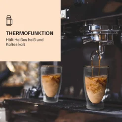 DUOS Doppelwandiges Glas 400 Ml Trinkglas Espresso Borosilikatglas 3 DUOS Doppelwandiges Glas 400 Ml Trinkglas Espresso Borosilikatglas -Deutschland Klarstein Verkaufs-Shop 10040365 de 0004 logo