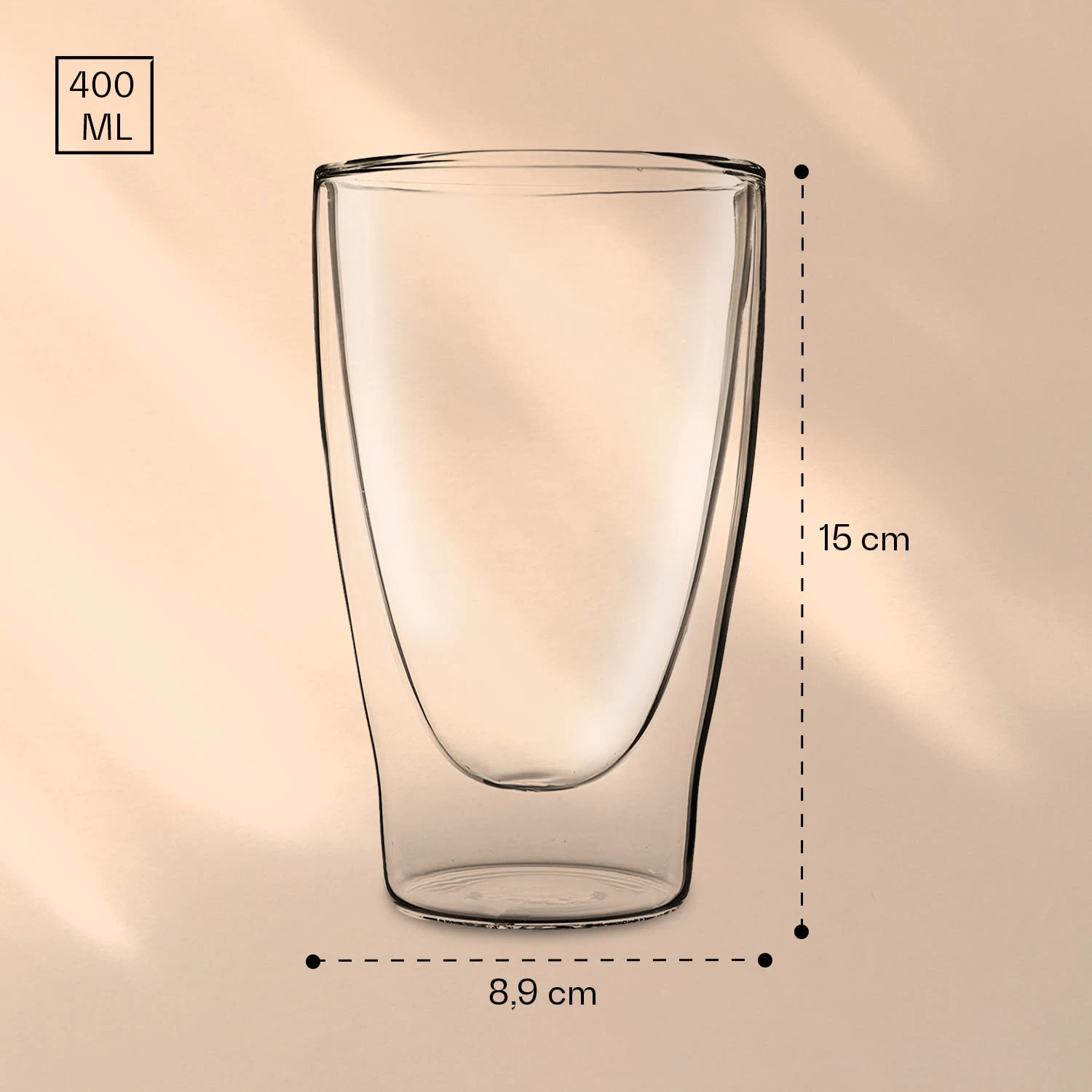 DUOS doppelwandiges Glas 400 ml Trinkglas Espresso Borosilikatglas DUOS Doppelwandiges Glas 400 Ml Trinkglas Espresso Borosilikatglas -Deutschland Klarstein Verkaufs-Shop 10040365 yy 0007 logo