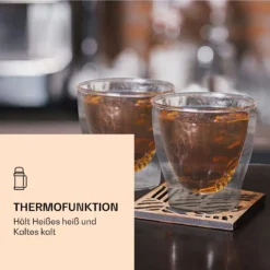 DUOS Doppelwandiges Glas 80 Ml Trinkglas Espresso Borosilikatglas -Deutschland Klarstein Verkaufs-Shop 10040370 de 0004 logo