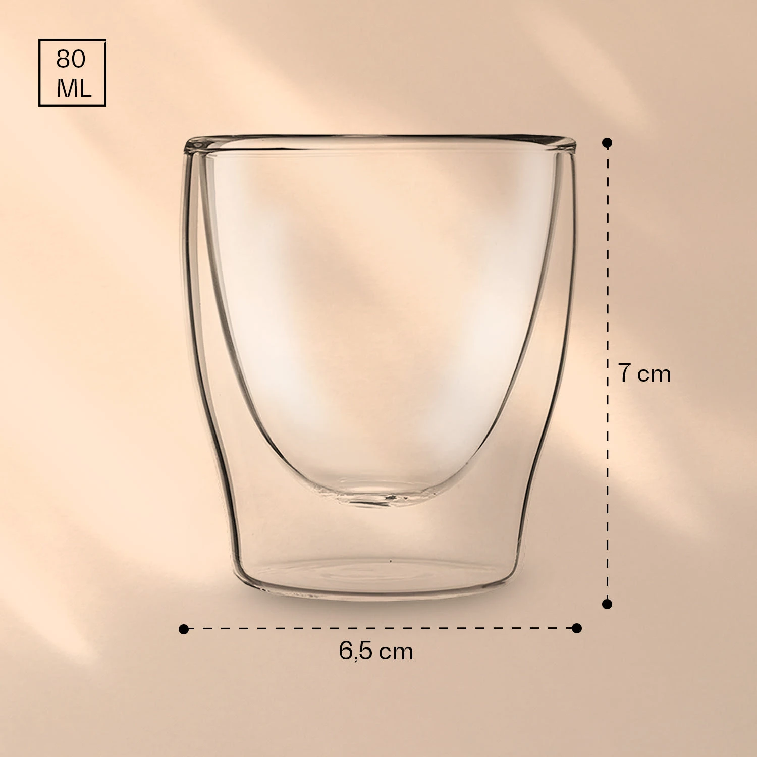 DUOS doppelwandiges Glas 80 ml Trinkglas Espresso Borosilikatglas DUOS Doppelwandiges Glas 80 Ml Trinkglas Espresso Borosilikatglas -Deutschland Klarstein Verkaufs-Shop 10040378 yy 0007 logo