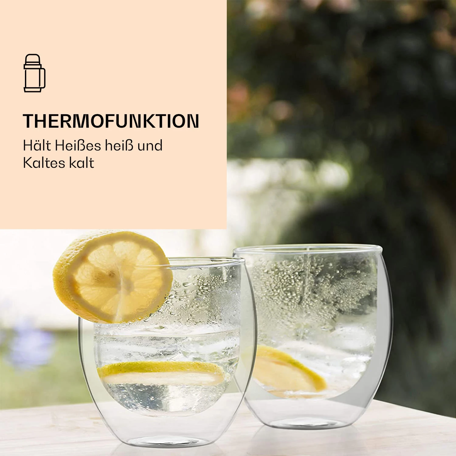 DUOS Jumbo doppelwandiges Glas 410 ml Thermofunktion inkl. Edelstahl-Löffel DUOS Jumbo Doppelwandiges Glas 410 Ml Thermofunktion Inkl. Edelstahl-Löffel -Deutschland Klarstein Verkaufs-Shop 10040397 de 0004 logo