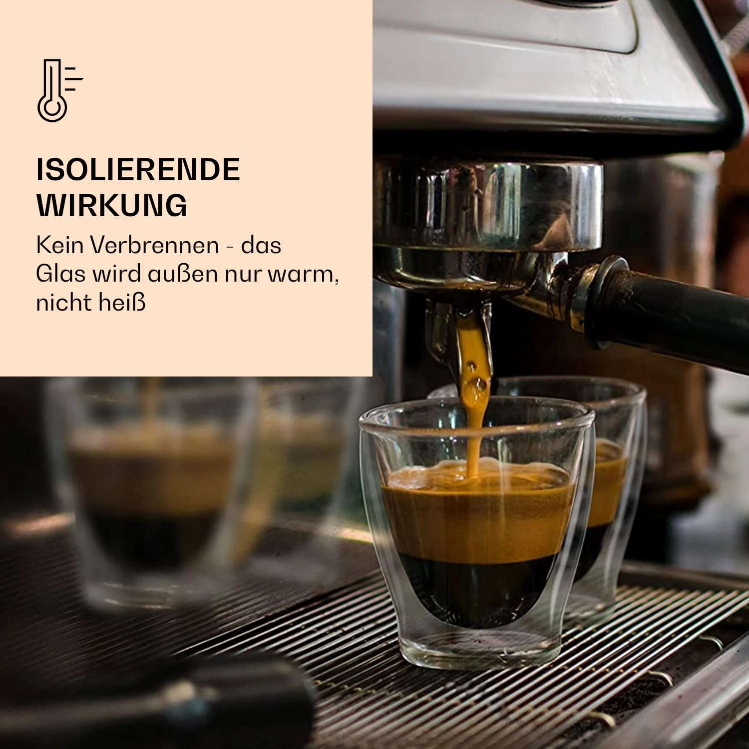 DUOS doppelwandiges Glas 80, 200, 310, 400 ml Thermofunktion inkl. Edelstahl-Löffel DUOS Doppelwandiges Glas 80, 200, 310, 400 Ml Thermofunktion Inkl. Edelstahl-Löffel -Deutschland Klarstein Verkaufs-Shop 10040399 de 0002 logo