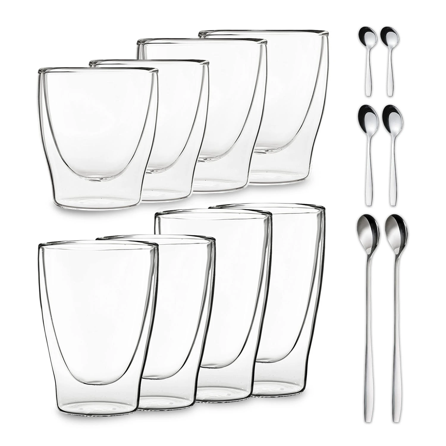 DUOS doppelwandiges Glas 80, 200, 310, 400 ml Thermofunktion inkl. Edelstahl-Löffel DUOS Doppelwandiges Glas 80, 200, 310, 400 Ml Thermofunktion Inkl. Edelstahl-Löffel -Deutschland Klarstein Verkaufs-Shop 10040399 yy 0001 titel