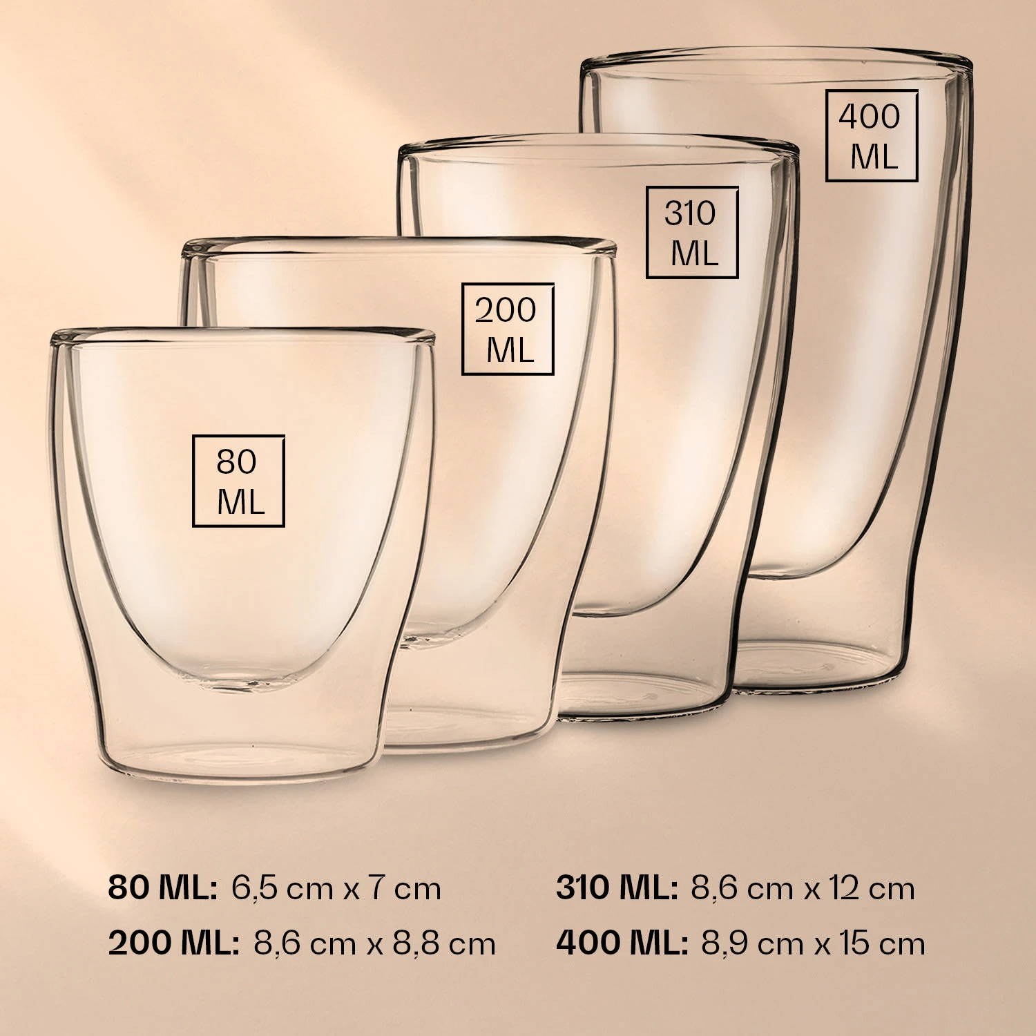 DUOS doppelwandiges Glas 80, 200, 310, 400 ml Thermofunktion inkl. Edelstahl-Löffel DUOS Doppelwandiges Glas 80, 200, 310, 400 Ml Thermofunktion Inkl. Edelstahl-Löffel -Deutschland Klarstein Verkaufs-Shop 10040399 yy 0007 logo