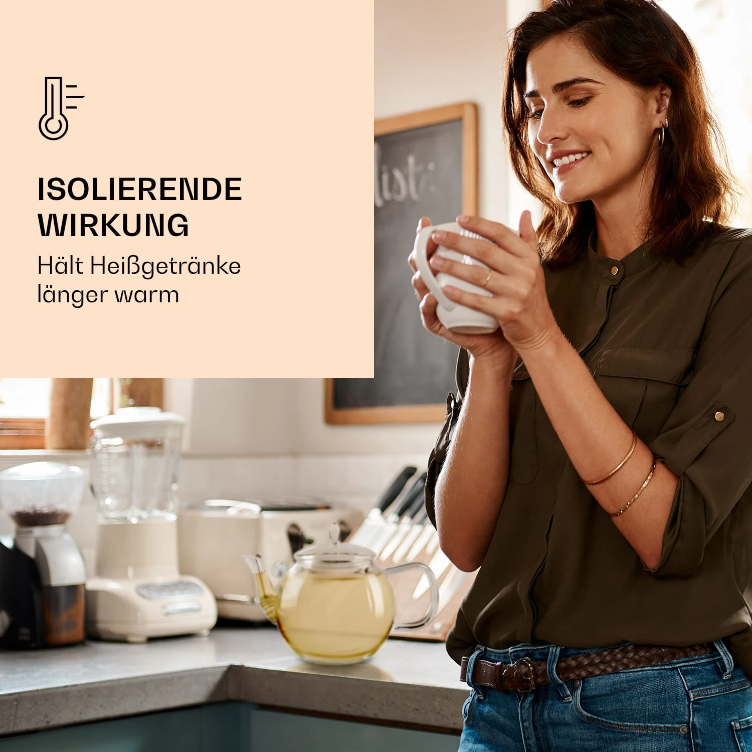 Bedida Teekanne 800ml + 6xTeeblume Grün Bedida Teekanne 800ml + 6xTeeblume Grün -Deutschland Klarstein Verkaufs-Shop 10040414 de 0004 logo