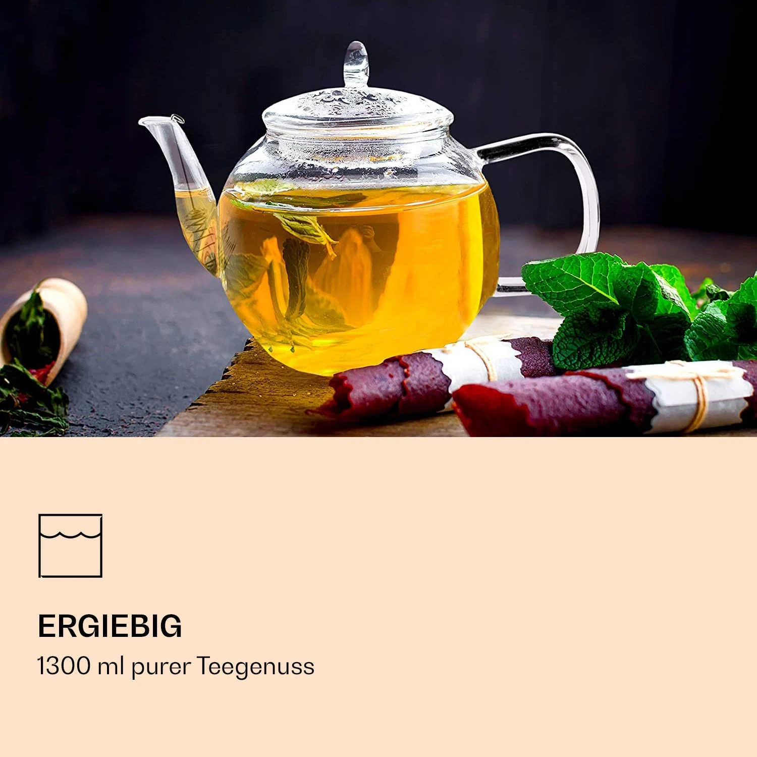 Bedida Teekanne 1300ml inkl 6 Teerosen Mix Bedida Teekanne 1300ml Inkl 6 Teerosen Mix -Deutschland Klarstein Verkaufs-Shop 10040416 de 0002 logo