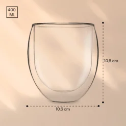 Feelino Gläser 6x400ml -Deutschland Klarstein Verkaufs-Shop 10040455 yy 0007 dimensions