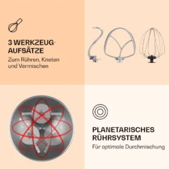 Renata Rossa Küchenmaschine 3-in-1 2000W 2,7PS 5Ltr Edelstahl BPA-frei 3 Renata Rossa Küchenmaschine 3-in-1 2000W 2,7PS 5Ltr Edelstahl BPA-frei -Deutschland Klarstein Verkaufs-Shop 10040500 de 0004 logo