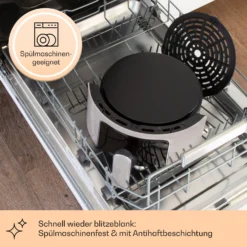 Crisp-Pro Heißluftfritteuse Air Fryer 1400W 3,5 Ltr 8 Programme Timer -Deutschland Klarstein Verkaufs-Shop 10040702 de 0004 logo