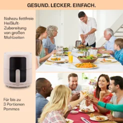 Crisp-Pro Heißluftfritteuse Air Fryer 1400W 3,5 Ltr 8 Programme Timer -Deutschland Klarstein Verkaufs-Shop 10040702 de 0005 logo