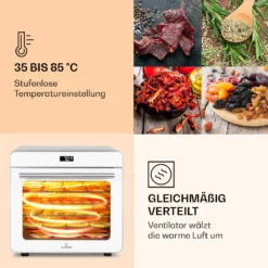 Shaftesbury Dörrautomat 700W Timer-Funktion 35-85°C Digitales Touch-Display -Deutschland Klarstein Verkaufs-Shop 10040728 de 0004 logo