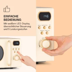 Julieta Mikrowelle Mit Grill 20l 700 / 800 W Ø25,5cm 8 Programme -Deutschland Klarstein Verkaufs-Shop 10040731 de 0005 logo