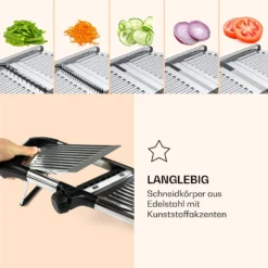 Mandoline Küchenhobel Gourmet Edelstahl 1 Bis 9 Mm Julienne-Schneider 2 Mandoline Küchenhobel Gourmet Edelstahl 1 Bis 9 Mm Julienne-Schneider -Deutschland Klarstein Verkaufs-Shop 10040835 de 0003 logo