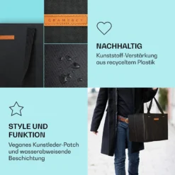 Einkaufstasche 4er Set Wiederverwendbar Waschbar Faltbar Verstärkt -Deutschland Klarstein Verkaufs-Shop 10040842 de 0003 logo