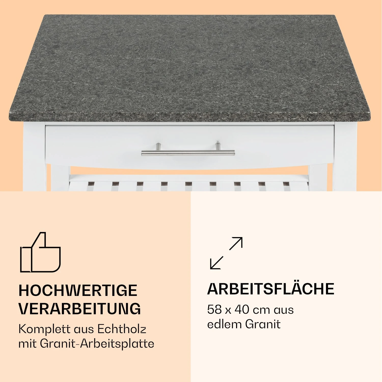 Tennessee Servierwagen Küchenwagen 4 Etagen Holz Granit mobil Tennessee Servierwagen Küchenwagen 4 Etagen Holz Granit Mobil -Deutschland Klarstein Verkaufs-Shop 10041120 de 0003 logo