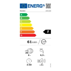 Amazonia 8 Geschirrspülmaschine 1620 Watt Für 8 Maßgedecke 49 DB Aquastop -Deutschland Klarstein Verkaufs-Shop 10041204 energy label