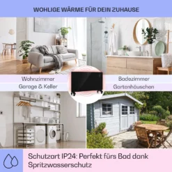 Bansin Crystal Smart Konvektions-Heizgerät 2500W 5 - 50 °C App-Steuerung -Deutschland Klarstein Verkaufs-Shop 10041211 de 0005 usp