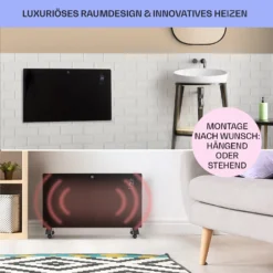 Bansin Crystal Smart Konvektions-Heizgerät 2500W 5 - 50 °C App-Steuerung -Deutschland Klarstein Verkaufs-Shop 10041211 de 0007 usp