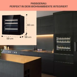 Rhône 25 Duo Weinkühlschrank Kompression 2 Zonen 75 Ltr / 25 Flaschen -Deutschland Klarstein Verkaufs-Shop 10041239 de 0006 usp