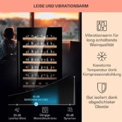 Barossa 50 Uno Weinkühlschrank 1 Zone 120 Ltr 50 Fl Touch-Display -Deutschland Klarstein Verkaufs-Shop 10041307 de 0004 logo