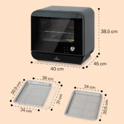 Vita Pro Heißluftfritteuse Dampfgaren 2450 W 18 Ltr 800 Ml Wassertank -Deutschland Klarstein Verkaufs-Shop 10041333 de 0007 usp