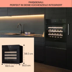 Vinsider 30 Built-In Uno Einbau-Weinkühlschrank 30 Flaschen 77 Ltr Edelstahl 5 Vinsider 30 Built-In Uno Einbau-Weinkühlschrank 30 Flaschen 77 Ltr Edelstahl -Deutschland Klarstein Verkaufs-Shop 10041357 de 0006 usp