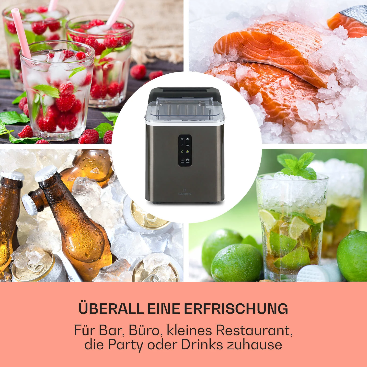 Albaron Supreme Eiswürfelmaschine Bullet 12kg/24h 1,5 Ltr Edelstahl Albaron Supreme Eiswürfelmaschine Bullet 12kg/24h 1,5 Ltr Edelstahl -Deutschland Klarstein Verkaufs-Shop 10041360 de 0003 logo