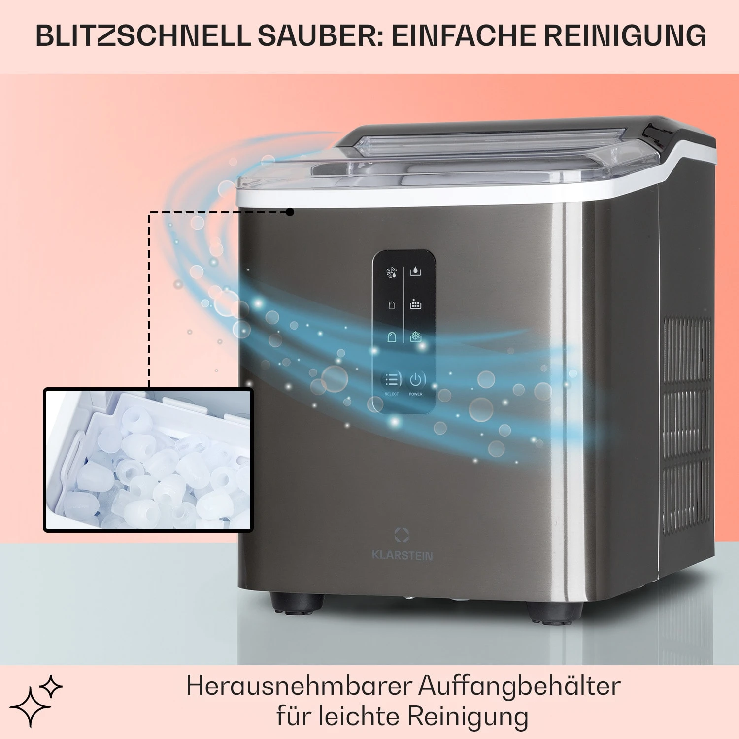 Albaron Supreme Eiswürfelmaschine Bullet 12kg/24h 1,5 Ltr Edelstahl Albaron Supreme Eiswürfelmaschine Bullet 12kg/24h 1,5 Ltr Edelstahl -Deutschland Klarstein Verkaufs-Shop 10041360 de 0005 logo