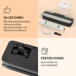 Forli Vakuumierer 75 KPa Inkl. Behälter Beutel Vakuumierschlauch -Deutschland Klarstein Verkaufs-Shop 10041374 de 0007 logo