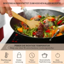 Magnichef 4 Einbaukochfeld Induktion 4 Zonen 7000W Glaskeramik -Deutschland Klarstein Verkaufs-Shop 10041380 de 0005 usp