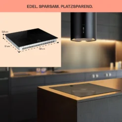 Magnichef 4 Einbaukochfeld Induktion 4 Zonen 7000W Glaskeramik -Deutschland Klarstein Verkaufs-Shop 10041380 de 0006 usp