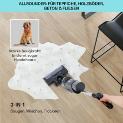 Caswell Plus Nass-/Trockensauger Kabellos Akkubetrieben LED-Display -Deutschland Klarstein Verkaufs-Shop 10041383 de 0004 usp