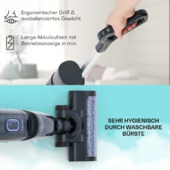 Caswell Plus Nass-/Trockensauger Kabellos Akkubetrieben LED-Display -Deutschland Klarstein Verkaufs-Shop 10041383 de 0006 usp