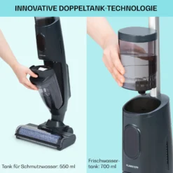 Caswell Plus Nass-/Trockensauger Kabellos Akkubetrieben LED-Display -Deutschland Klarstein Verkaufs-Shop 10041383 de 0007 usp