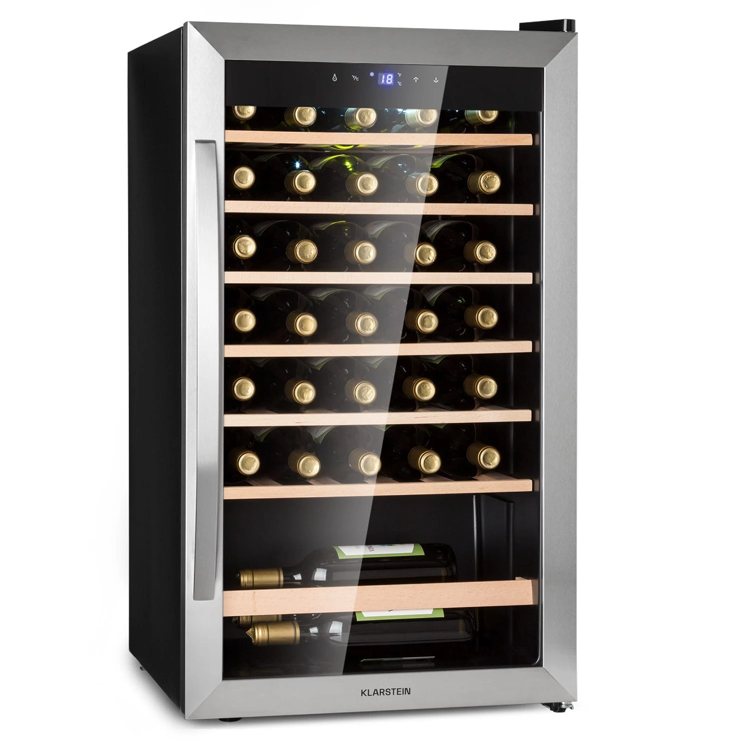 Vinamour 32 Uno Weinkühlschrank 1 Zone 95 L / 36 Flaschen 4-18°C Touch Vinamour 32 Uno Weinkühlschrank 1 Zone 95 L / 36 Flaschen 4-18°C Touch -Deutschland Klarstein Verkaufs-Shop 10041393 yy 0001 titel