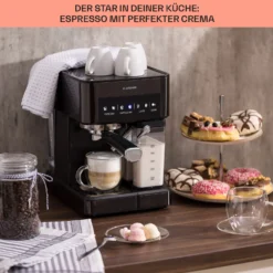 Arabica Comfort Espressomaschine 1350W 20 Bar 1,8l Touch-Bedienfeld -Deutschland Klarstein Verkaufs-Shop 10041523 de 0004 usp
