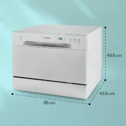 Havasia UV 6 Geschirrspüler UV-Licht Freistehend 1380W -Deutschland Klarstein Verkaufs-Shop 10041823 yy 0007 dimensions