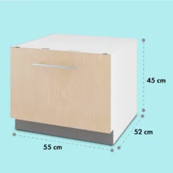 Havasia UV 6 Secret Einbau-Geschirrspüler UV-Licht 6 Programme -Deutschland Klarstein Verkaufs-Shop 10041826 yy 0007 dimensions