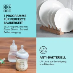 Havasia UV 8 Neo Tischgeschirrspüler UV-Licht Freistehend / Einbau 1380W -Deutschland Klarstein Verkaufs-Shop 10041830 de 0003 usp