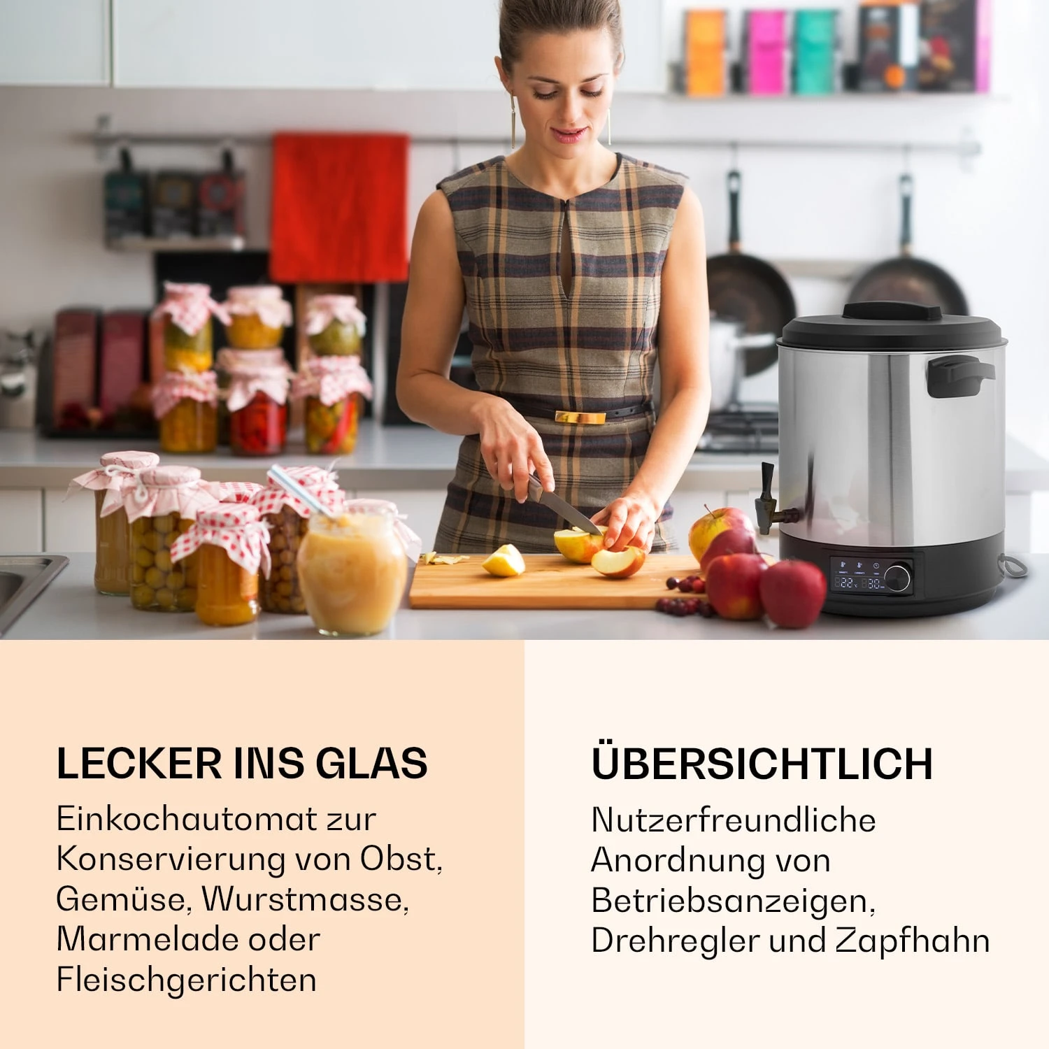 Abbey 25 Einkochautomat Getränkespender 25L 100°C 180min Edelstahl Abbey 25 Einkochautomat Getränkespender 25L 100°C 180min Edelstahl -Deutschland Klarstein Verkaufs-Shop 10041838 de 0002 logo