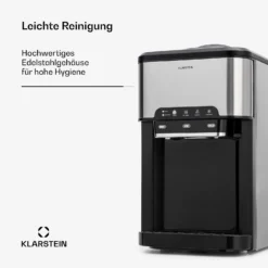 Aqueous Eiswürfelmaschine 3-in-1: Eiswürfel, Wasserspender: Heiß & Kalt 20 Kg/24h -Deutschland Klarstein Verkaufs-Shop 10041845 de 0006 usp