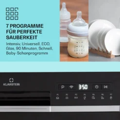 Amazonia 6 Smart Geschirrspüler App-Steuerung Freistehend 1380W -Deutschland Klarstein Verkaufs-Shop 10041886 de 0003 usp