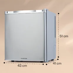 Happy Hour 38 Mini-Kühlschrank Minibar Getränkekühlschrank 38 L 26 DB -Deutschland Klarstein Verkaufs-Shop 10045046 yy 0007 dimensions