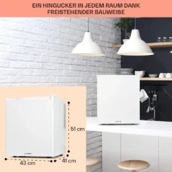 Happy Hour 38 Mini-Kühlschrank Minibar 38 Liter 26 DB -Deutschland Klarstein Verkaufs-Shop 10045047 de 0006 usp