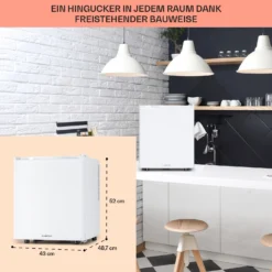 Happy Hour 45 Mini-Kühlschrank Minibar Getränkekühlschrank 45 L 26 DB -Deutschland Klarstein Verkaufs-Shop 10045050 de 0006 usp