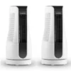 Skyscraper Office Tischventilator 2er-Set Säulenventilator 16W Weiß
